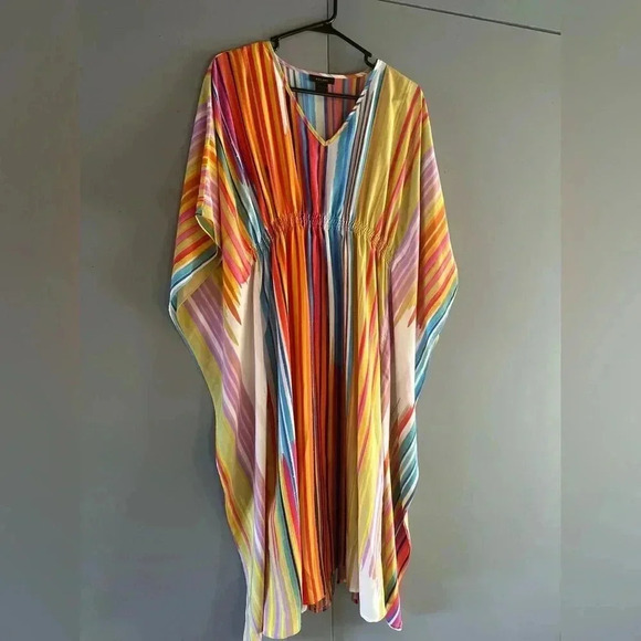 Natori - Colorful Flowy Dress (size small) - Picture 2 of 8